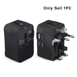 [TikTokShopBlackFriday] Universal Travel Adapter with USB & Type-C Ports,1 Count All-in-One Wall Charger,Worldwide Power Plug Converter for USA,EU,UK,AUS,More Socket Adapters,USB Multi Plug,Universal Sockets,hashtag,Christmas Gifts For Men/Women