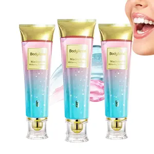 [Tripel Whitening] Niacinamide Teeth Whitening Toothpaste for 1 and 3 value pack，newest fast-actingwhitening formula，icotinamide, Anti plaque,Niacinamide & Xylitol for a Brighter Smile