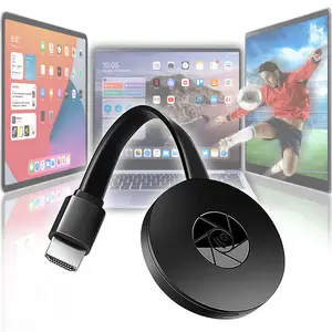 Wireless HDMI Transmitter and Receiver,Streaming Device for iOS/Android/Windows Devices to TV,Monitor,Projector,Screen Mirroring with Airplay/Miracast/DLNA for Movies