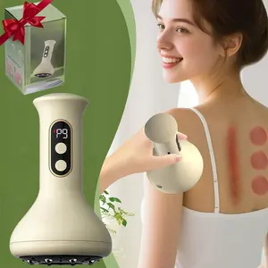 Electric Cupping Therapy Device, Multi-Functional Body Scraping Tool with 9 Adjustable Levels, Wireless Handheld Negative Pressure Massager for Relaxation and Gifts