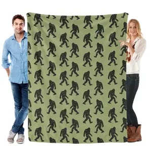 Big Foot Sasquatch Gifts Bigfoot Blanket for Men Women Funny Birthday Unique Sasquatch Gifts Vintage Throws Blanket for Bed Sofa, 50"x60"
