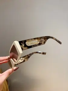 Vintage Leopard Print Fashion Glasses, Perfect for Daily Use, Outdoor Photography, Beach Vacation, Party, Stylish Eyewear