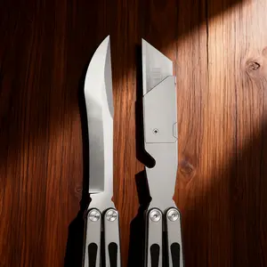 High Quality Trainer, Metal Flip Tool for Beginners, Handheld Skill Toy, Premium Edc Q39 Practice Tool