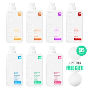 Loaded Laundry Detergent Variety Pack - 350+ Loads (7-Pack) - Plant-Based, 3x Concentrated, Phosphate, Paraben & Dye Free, Made in USA