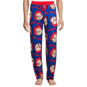 Chucky Horror Movie Pajama Pants Unisex Lounge Pants Casual Comfy Sleepwear Men Women All Season Breathable Soft Loungewear Halloween Theme Sleep Bottoms Drawstring
