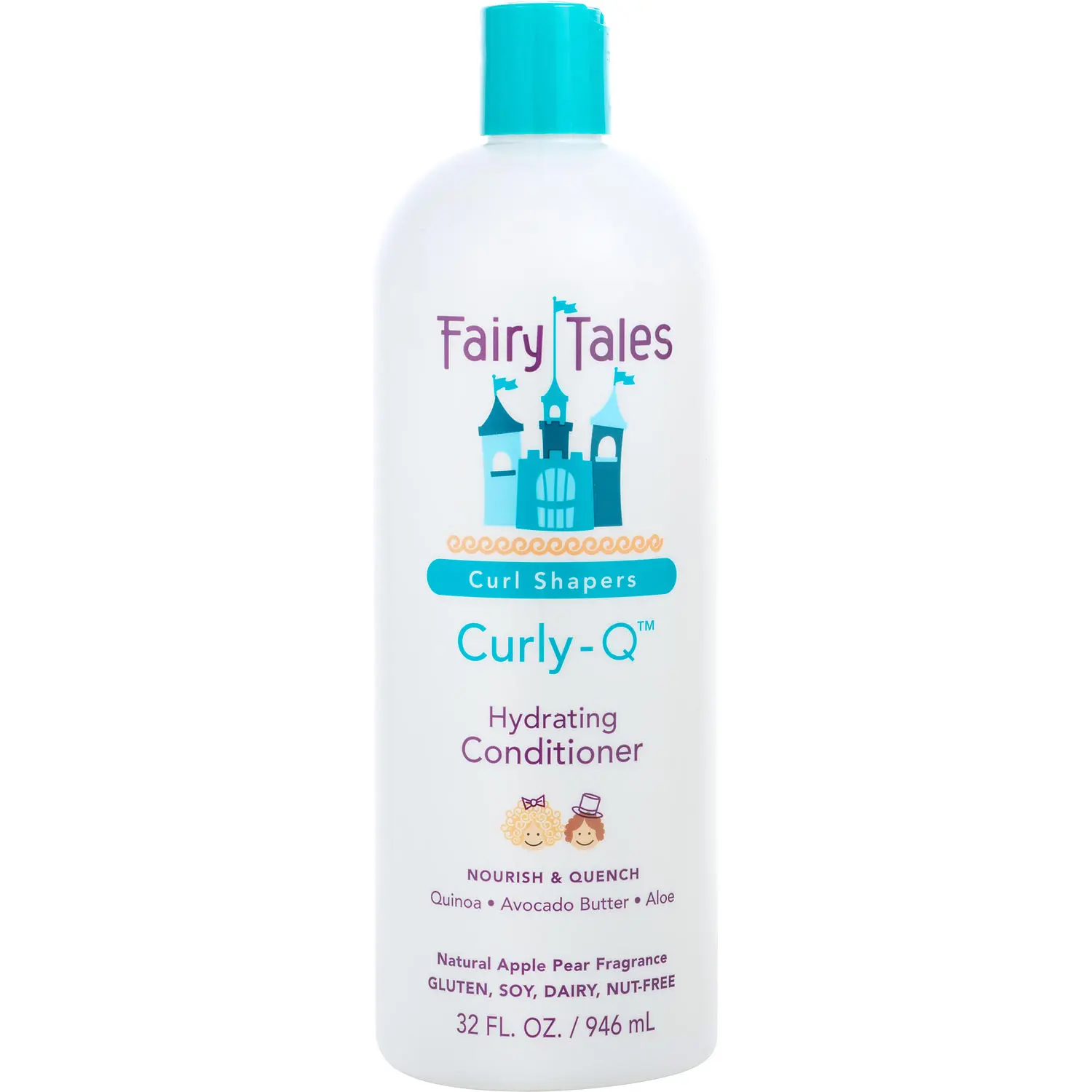 Fairy Tales By Fairy Tales Curly-Q Kids Conditioner For Curly Hair For Unisex