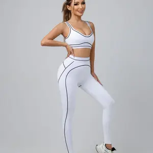 Summer Activewear yoga fashion set, party sports tanktops, and glute-enhancing fitness sets come in five color options