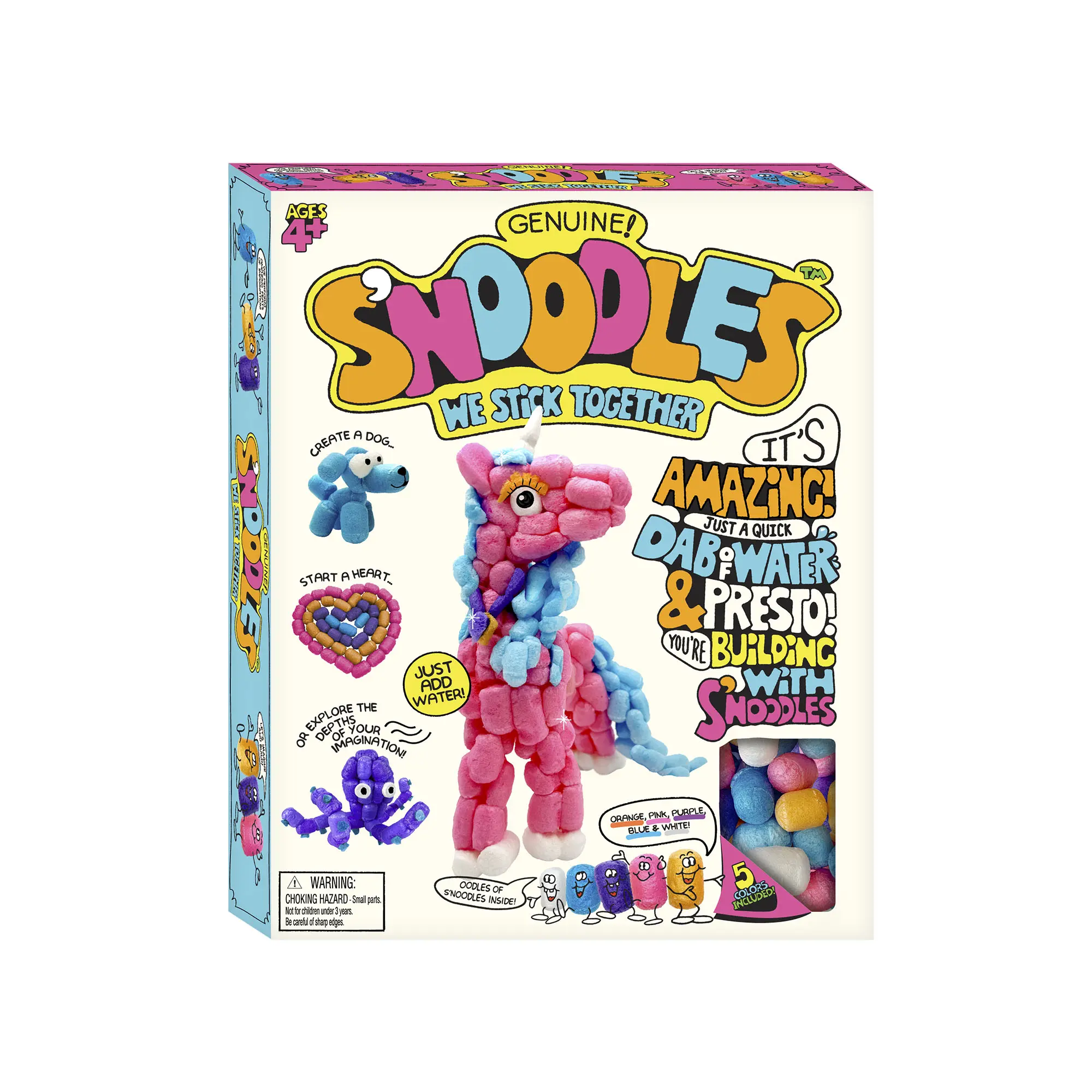 Unicorn kit  (orange, pink, purple, blue, white)