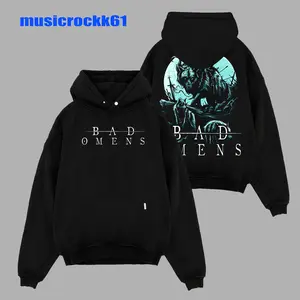 Retro NEW Bad Omens Winter 2026 Collection band HOODIE , Bad Omens T-Shirt  Music Graphic Tee, Rock Band Shirt, Retro Music Tee, Rock Music Lover Shirt, Vintage Band Shirts Casual Comfort Cotton Fabric Fit Top , Top Men's and Women's Clothing . Streetwear