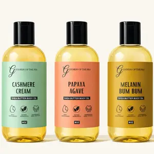 Shea Butter Body Oil – Deeply Nourishing, Lightweight Hydration with Almond Oil, Jojoba Oil & Vitamin E – Natural Moisturizer for Soft, Radiant Skin – 8oz