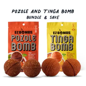 TingaBombs and PozoleBombs bundle by EZ Bombs - Seasoning Spice Bomb Flavor for Authentic Mexican Dishes - Traditional