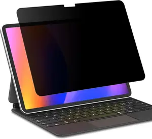 FILMEXT iPad Pro 13 Privacy Screen Protector M4 Chip 2024, Anti Spy Anti Blue Light Glare Privacy Filter, PET iPad Privacy Screen Protector for iPad Pro 13 inch, [Landscape Privacy]