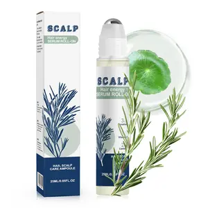 Advanced Hair Growth Roll-On Serum 、Precision Scalp Applicator 、Paraben & Sulphate Free ， No oily and mess free（1pc） Rosemary Biotin Haircare Solution Hair Growth Essence Hair Growth Stimulator Hair Care Products
