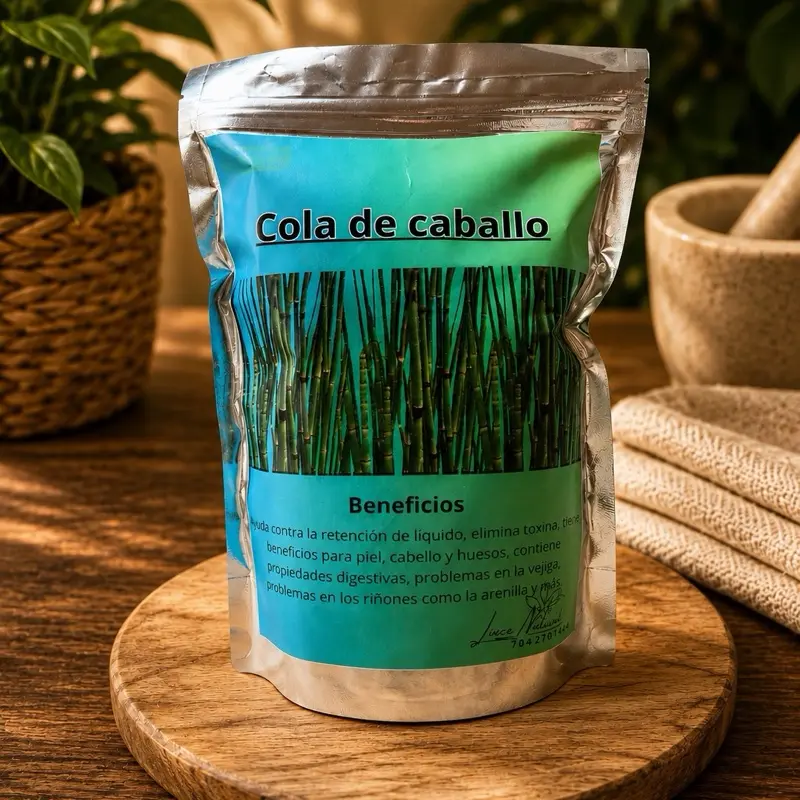 Cola de caballo…té natural.