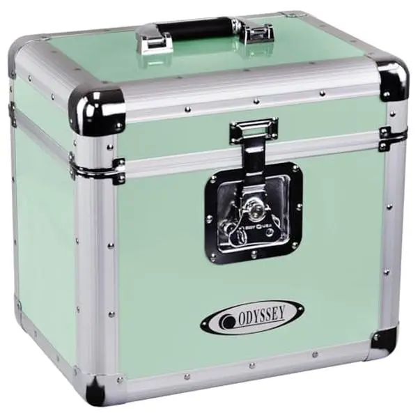 Odyssey Vintage Series Case for 12" Vinyl Records or LPs (Green)