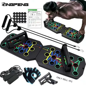Push-up Board Set Portable Multifunctional Push-up Bar Foldable Fitness Equipment Abdominal Muscle Board For Chest Abdomen Arms/Back Training Push Up Stand