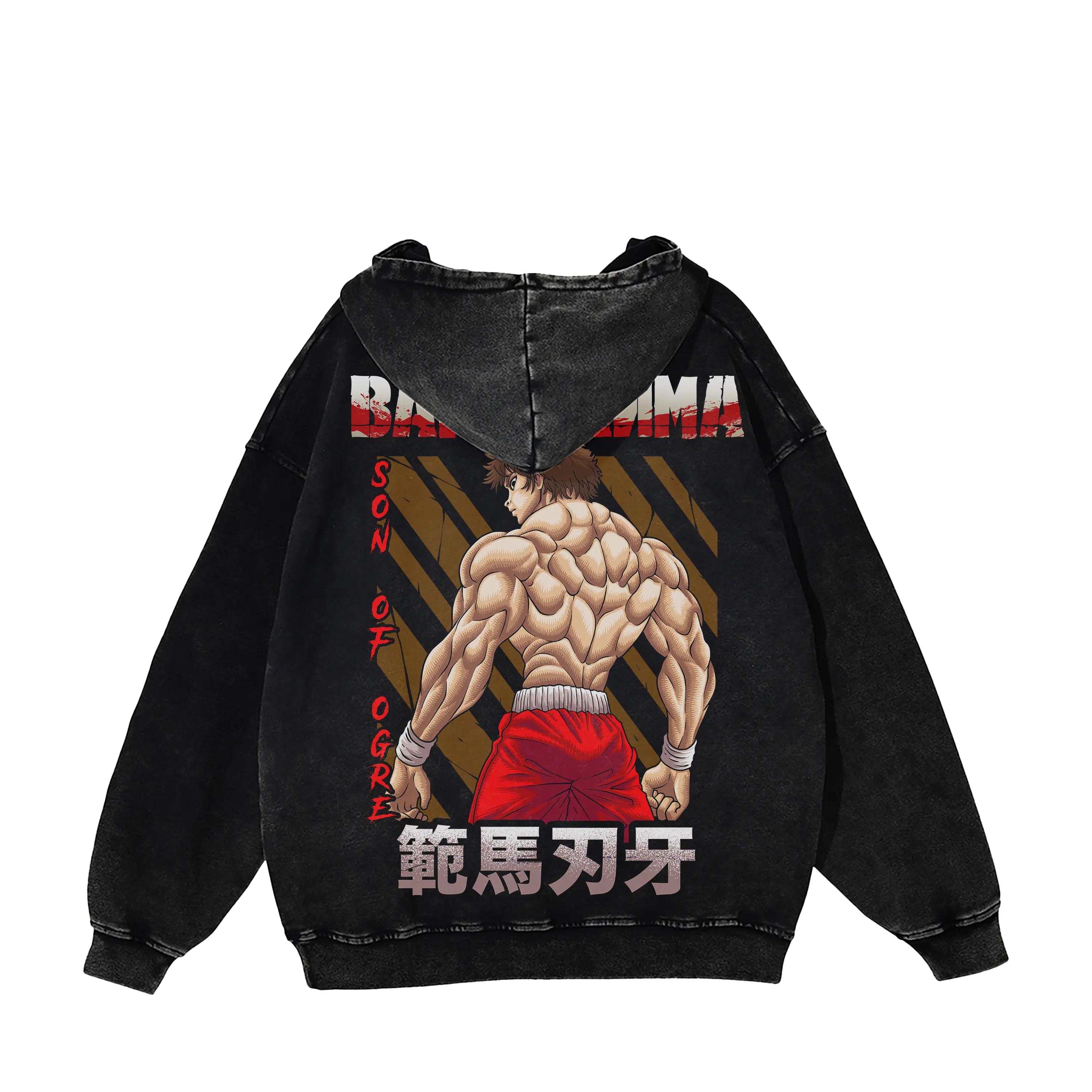 Baki The Grappler T-Shirt, Sweatshirt, Hoodie – Vintage Oversized Anime T-Shirt, Sweatshirt, Hoodie, Retro Streetwear Graphic Pullover, Fan Gift Collector Edition
