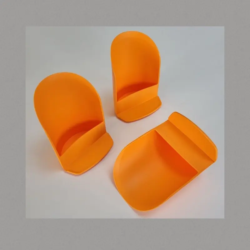 Tupperware Orange Rocket Canister Scoops, 3-Piece 100ML Kitchen Tableware Utensils Set, Dishwasher-Safe Food Storage & Condiment Containers