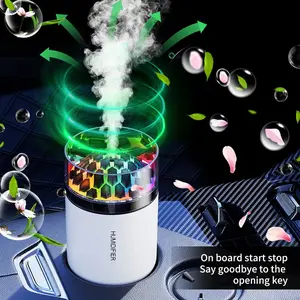New Aromatherapy Noiseless Humidifier Silent Operation, Seven-Color Night Light Atmosphere, Compact and Elegant, Suitable for Living Room, Bedroom, Office, Car