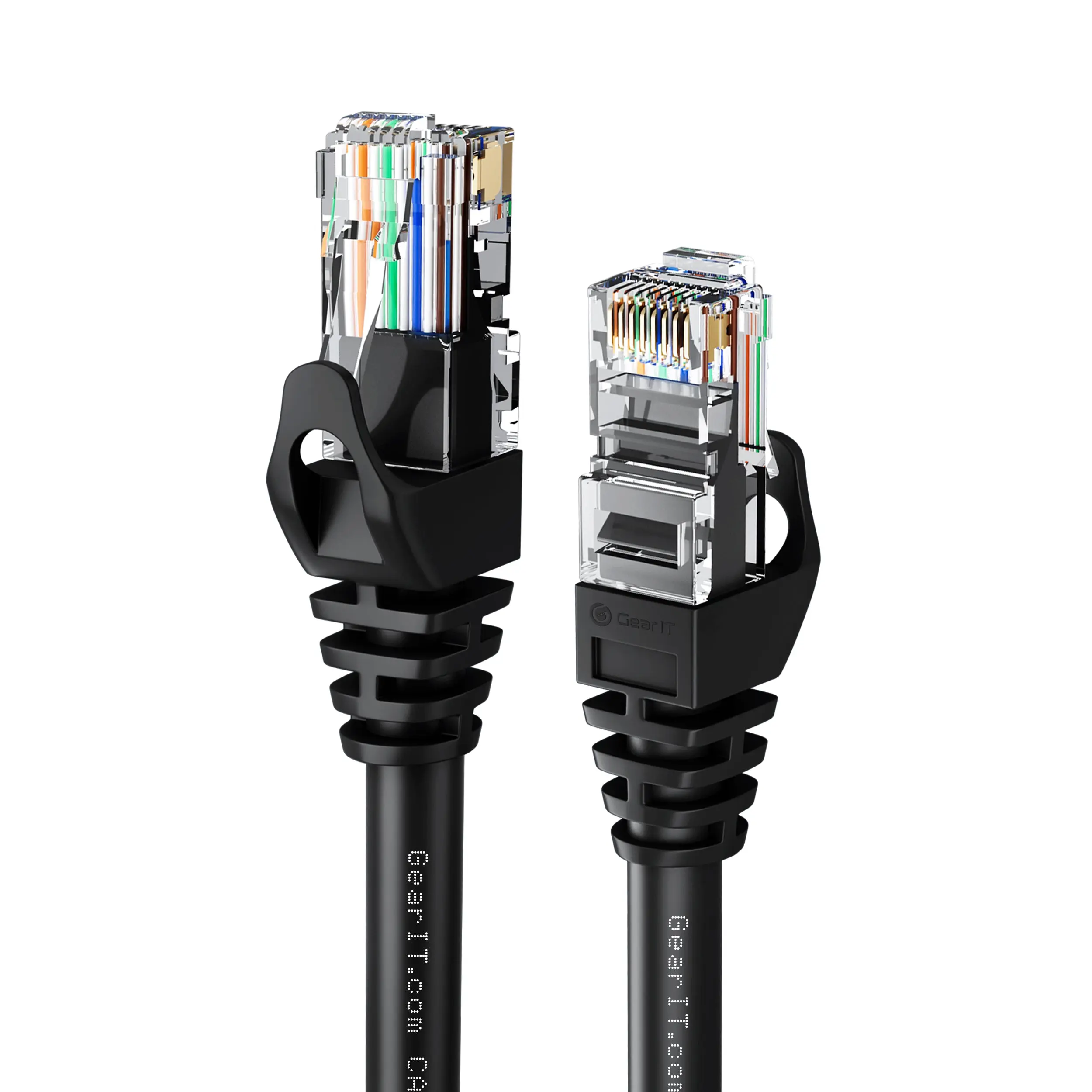 Flexible Soft Boot Cat6 Ethernet Patch Cable, Black