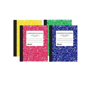 W/R 100 Ct. Assorted Color Marble Composition Book - Random Color