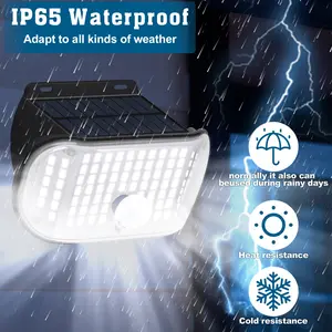 1 Pack Solar LED Single Head Wall Sconce, Outdoor Landscape Wall Sconce with 4 Adjustable Modes for Garden, Patio, Garage and Outdoor Decorative Solar Lighting, Outdoor Solar Wall Lights, Solar Light Outdoor, Garden Solar Lights