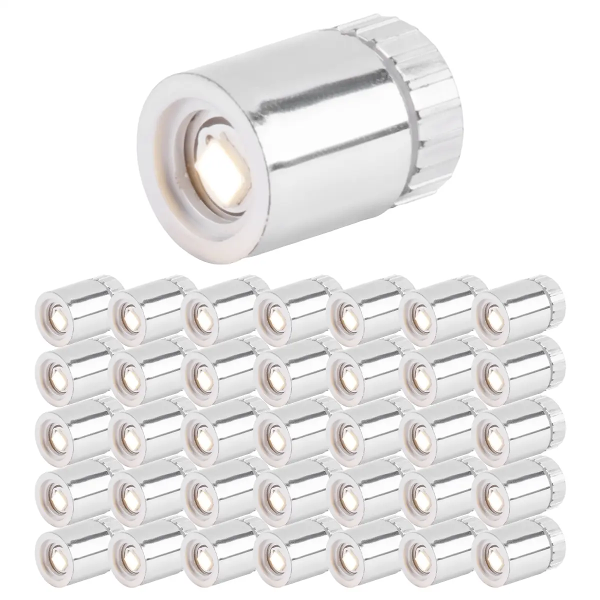36Pcs Miniature Lights for Dollhouse,Miniature LED Lights for Handcraft,Mini Spot Lights Battery Operated(Warm White)