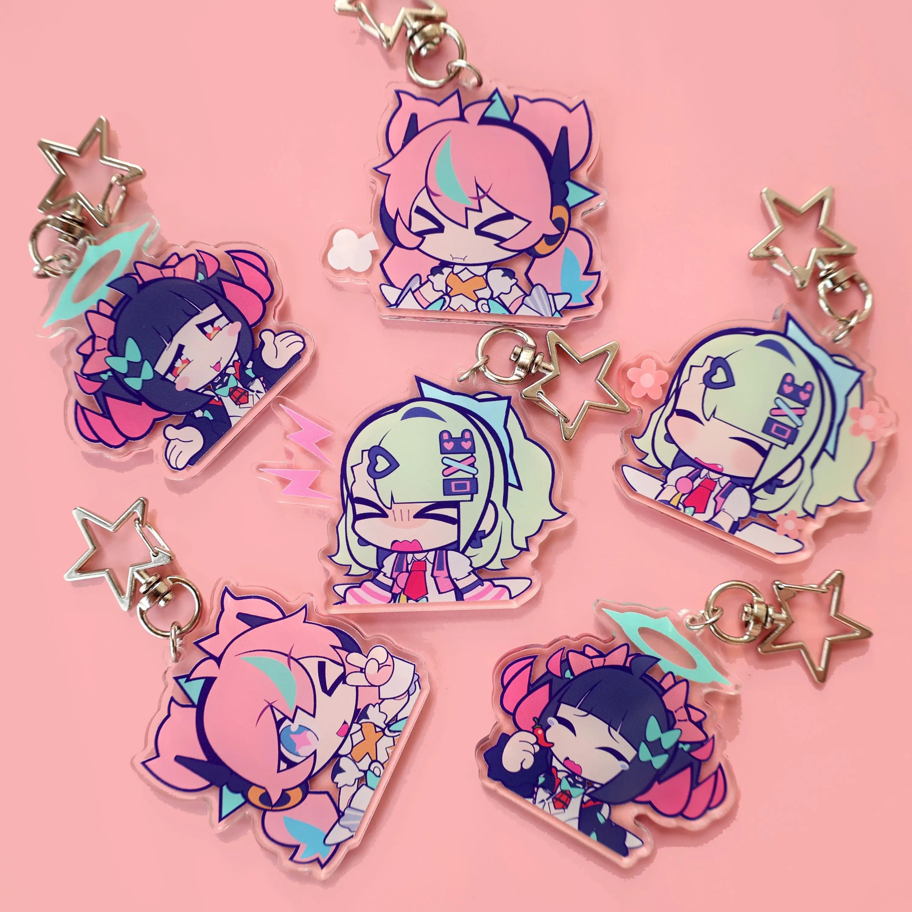 Zenless Zone Zero Angels Of Delusion Acrylic Keychains, Unique Keychains for Personal Style, Cute Keychains for Bags and Keys