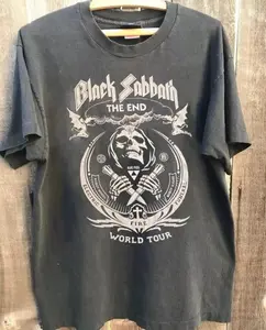 Black Sabbath Shirt, Black Sabbath Band Charcoal Cotton T-shirt Unisex S-5XL