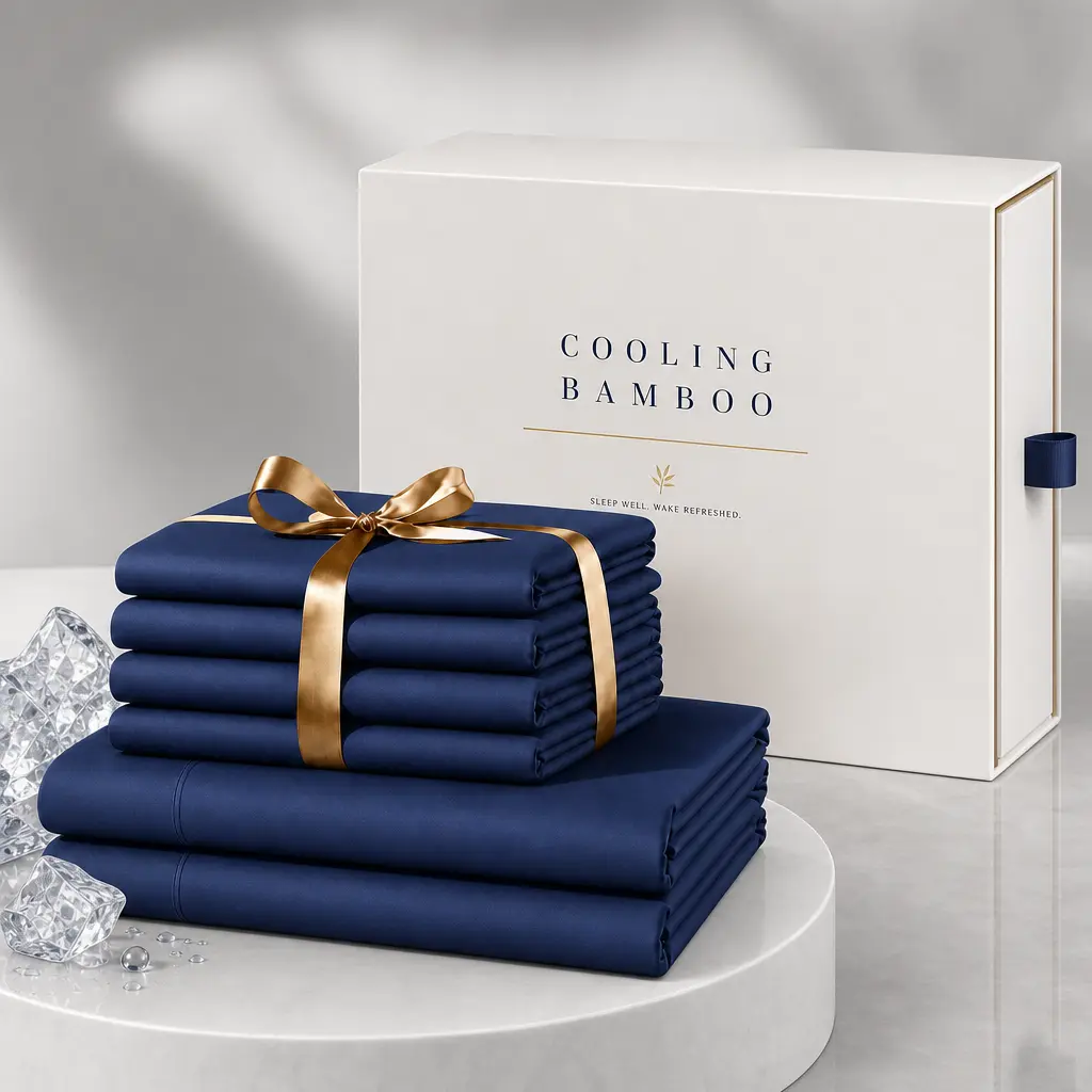Luxury Bamboo Duvet Cover - Breathable & Skin Friendly, Easy to Care & Machine Washable, Quality Tested, Made For You With Love