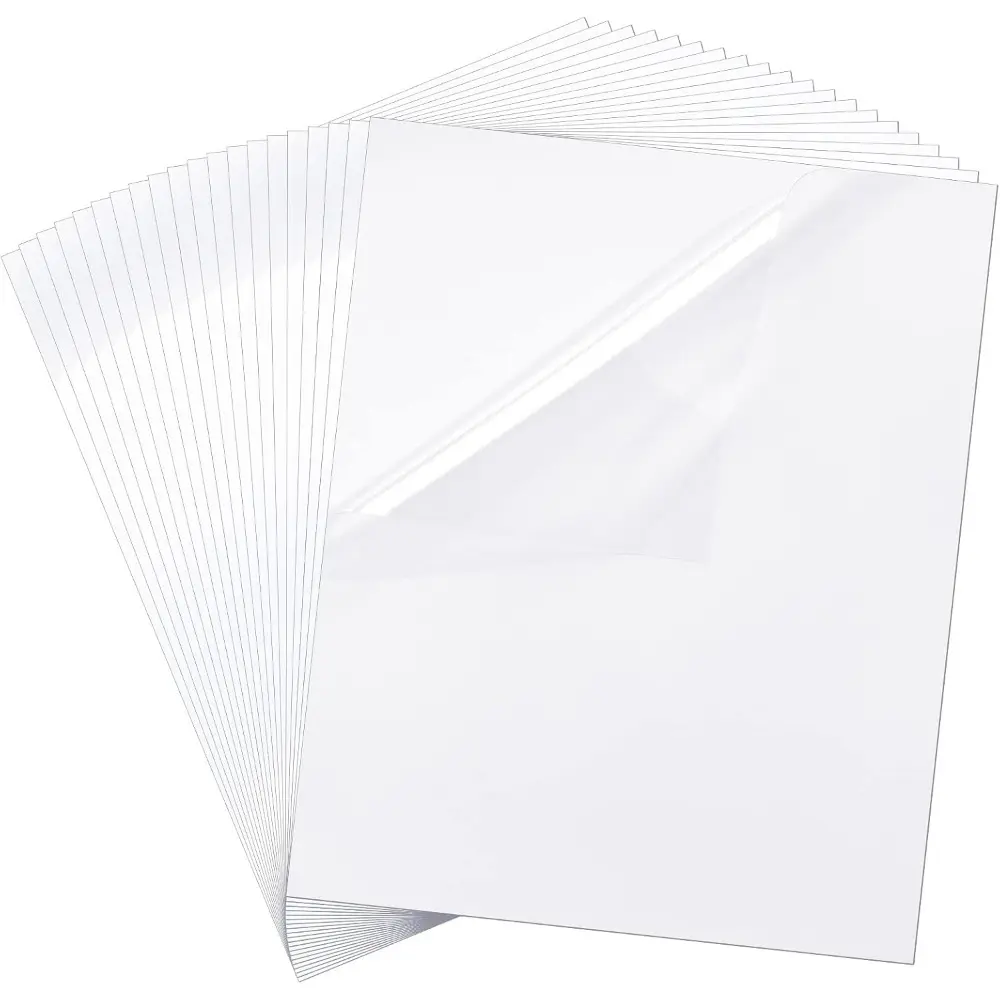 20 Pcs Car Windshield Sticker Applicator Static Cling Window Film for Easy Application Clear Vinyl Car Window Windshield Protection Film Sticker Auto Removal Decal Protector Shield 5 x 6 Inch