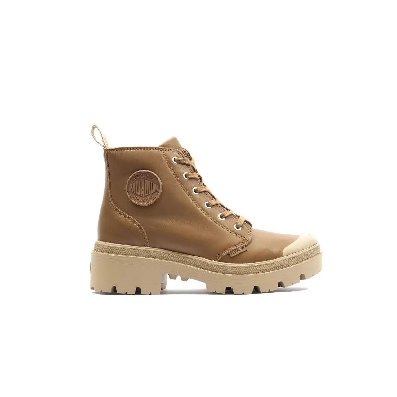 Pallabase Leather Women's Boot - Dear Brown