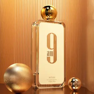 Afnan 9am for Unisex Eau de Parfum Spray, 3.4 Ounce Musk Cardamom