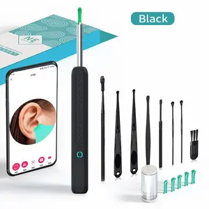 Electric Ear Wax Removal Tool Kit, 1 Box Portable 360° Wide Angle Ear Cleaning Tool with Camera, Waterproof Endoscope Ear Cleaning Tool for Iphone & Android Phone