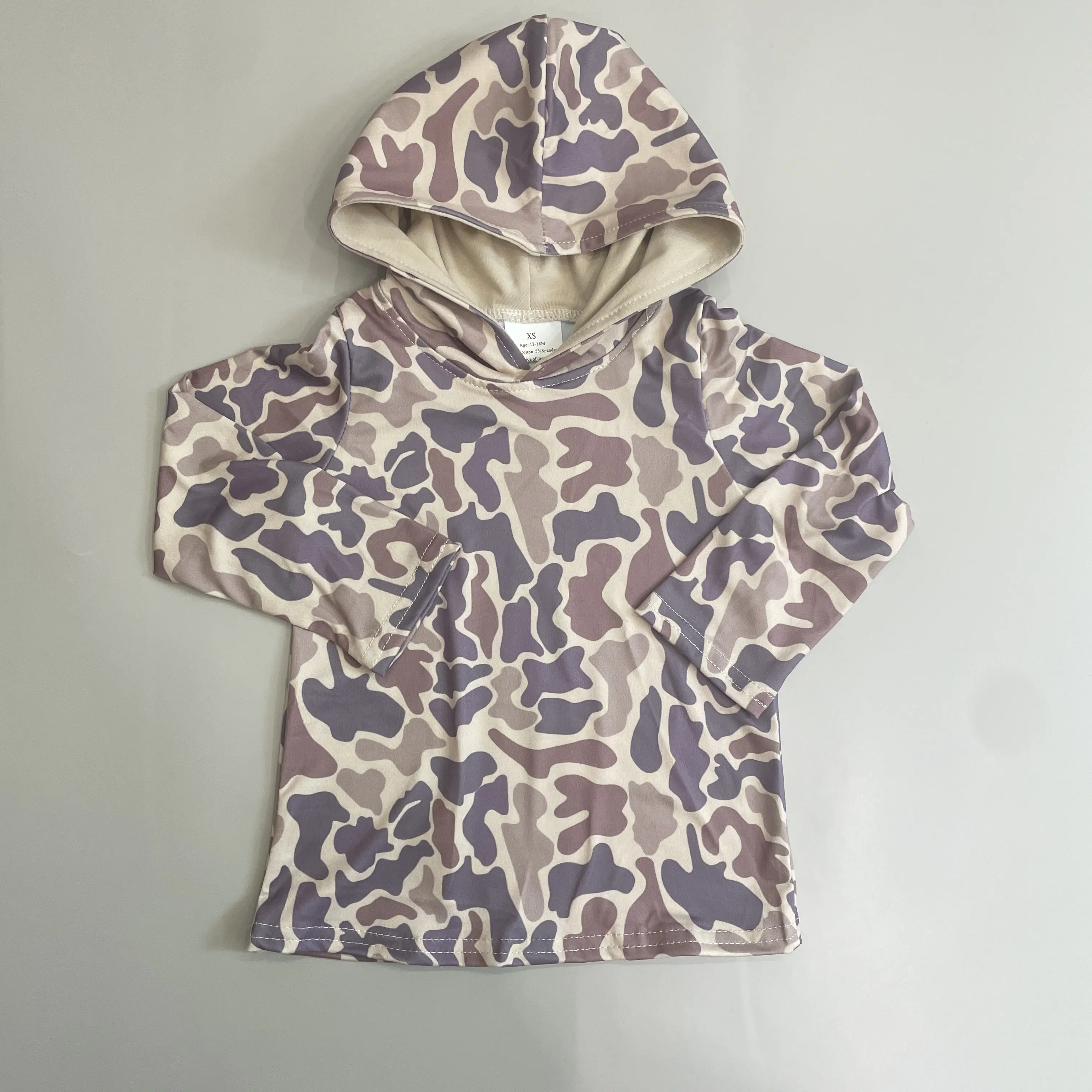 Kids clothing Kids Camo pullover hoodie boy camo pollover hunting clothes