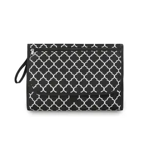 Foldable Baby Diaper Changing Mat, Geometric Pattern Waterproof Diaper Changing Pad, Portable Stroller Bag Accessories for Outdoor, Baby Supplies