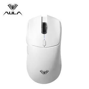 AULA SC580SE lightweight mouse, Lightweight gaming mouse, three-mode connection, long battery life, six-speed DPI, multi-device switching, game chip, compatible with Windows/Mac/iOS system, e-sports game office available