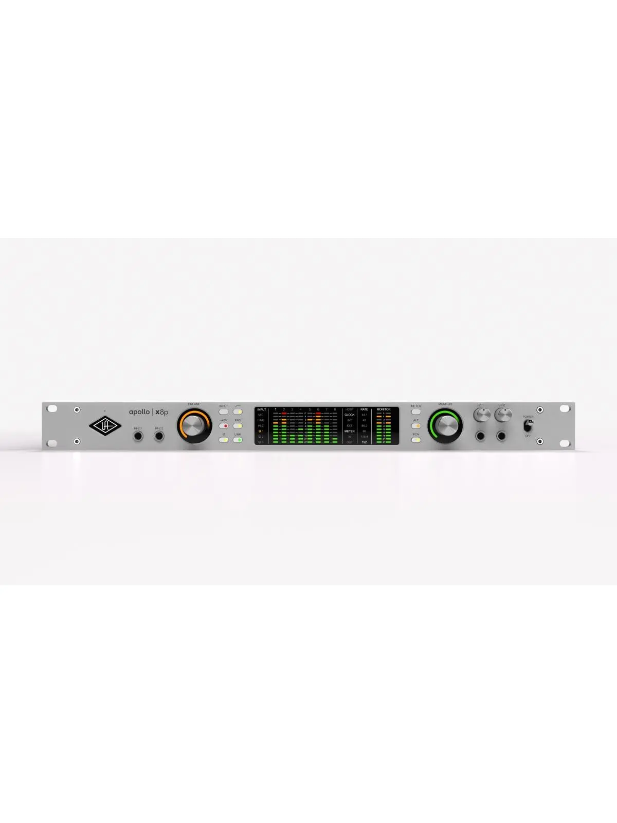 Universal Audio UA-APX8PG2-ESS-U Apollo x8P Rackmount Recording Interface Gen 2 Essentials