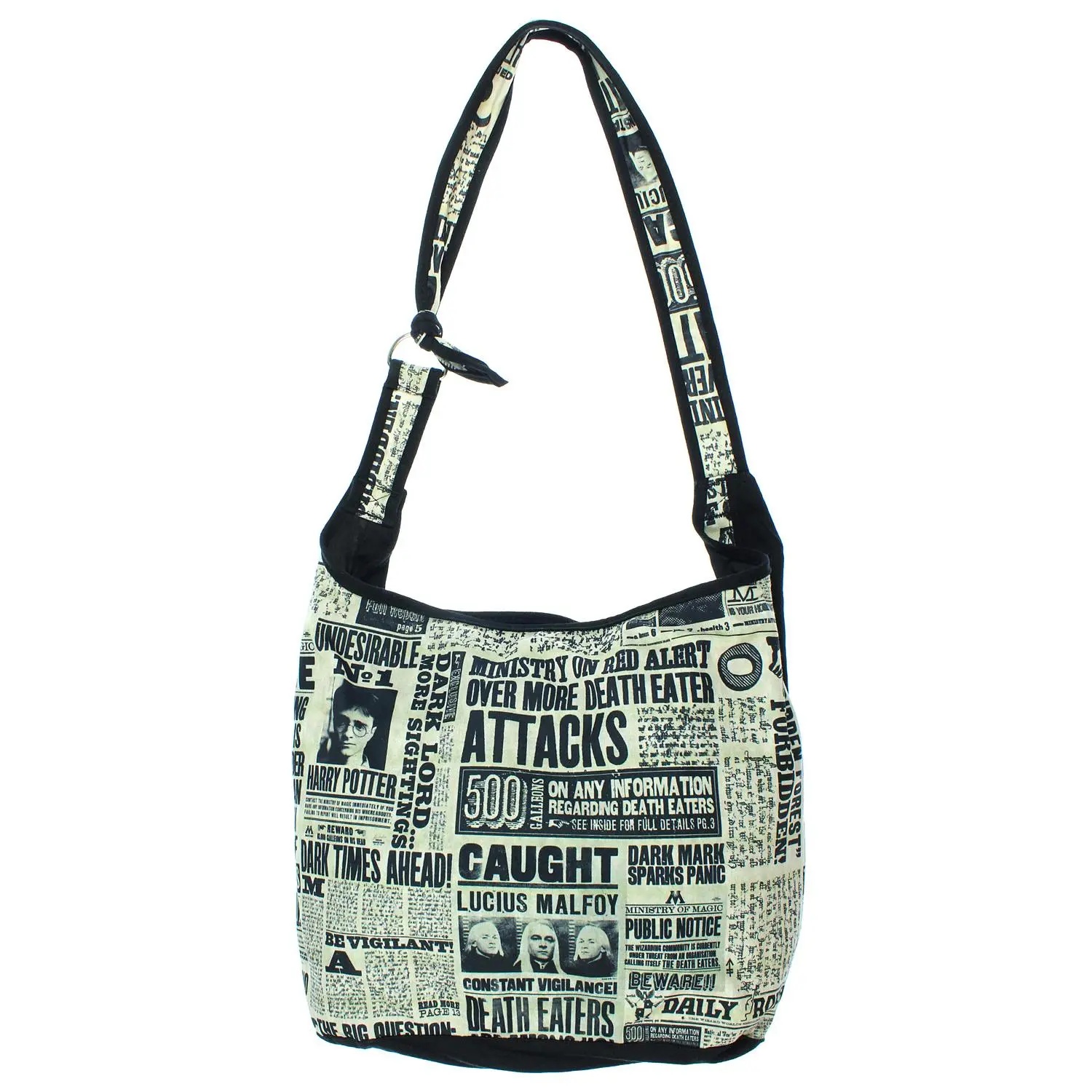 Hobo Handbag Harry Potter Daily Prophet Shoulder Hogwarts Crossbody Bag Purse