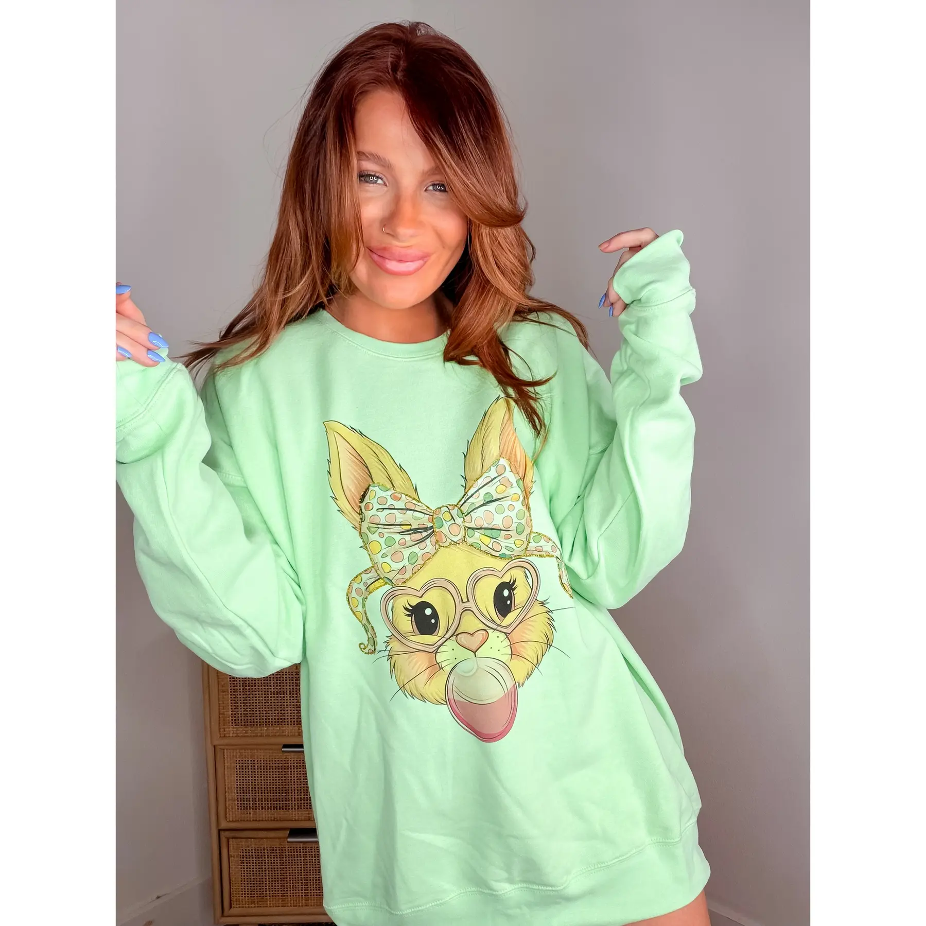 Bubblegum Bunny Graphic Top