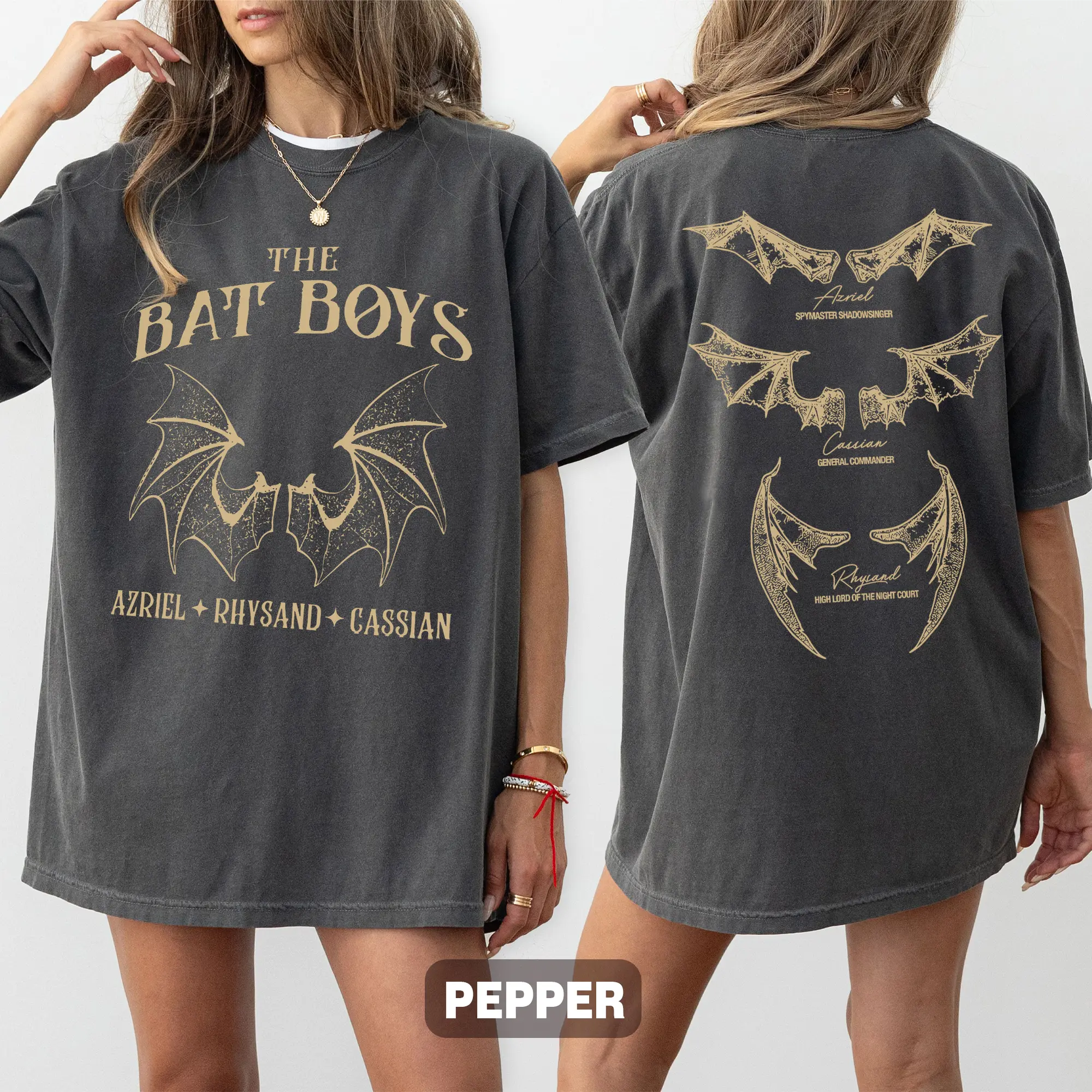 The Bat Boys Comfort Colors Shirt, The Bat Boys Sweatshirt, Acotar Bookish, The Night Court Illyrians, A Court of Thorns and Roses Rhysand Cassian Azriel