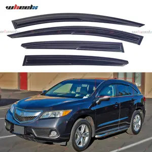 2013-2018 Side Window Deflectors & Visors, Acura RDX All Models 4-Piece Acrylic Rain Guards, Dark Smoke, All-Weather UV Protection, Non-Scratch Easy Installation fathersdaygift fathersdaygift