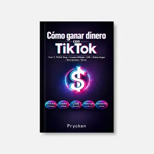 Prycken Cómo ganar dinero con TikTok, 5 en 1: TikTok Shop + Creador/Afiliado + LIVE + Videos largos + Suscripciones / Series. Perfect for Spanish speakers looking to master content creation and monetize effectively.Mother's Day gift!