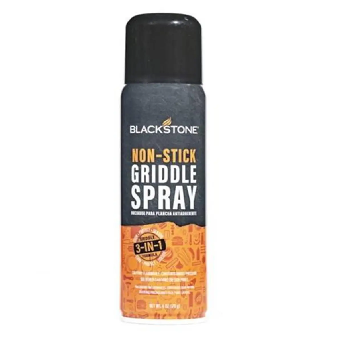 BLACKSTONE 3-in-1 Multi-Use Griddle Spray Can - Non-Stick Cookware Accessory for Cast Iron, Protects Griddles, Household Cooking Tools for Cleaning (North Atlantic Imports 8061697)