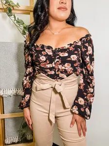 Thalia Floral Off Shoulder Top
