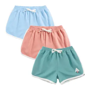 Girls Athletic Shorts Active Running Dolphin Shorts Summer Pants Above The Knee Sporty Style Taekwondo Uniforms