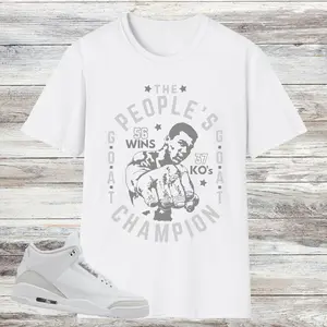 3 Pure Money Sneaker Match Shirts, White Metallic Silver, White Metallic 3 Jdan Matching T-shirt, AJ 3 Pure Money 9ybi19zzurdp