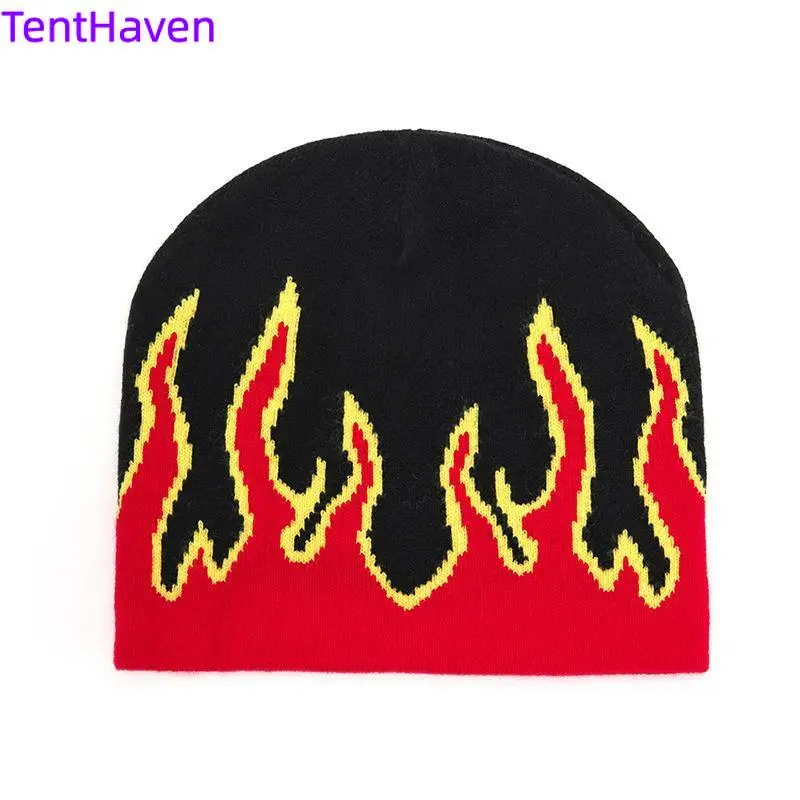 2026 new autumn and winter fashionable versatile woolen hat, cold resistant and warm knitted hat, European and American trend letter jacquard cold hat
