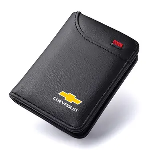 Mini Credit Card Purse, Portable Small Wallet, Leather Card Wallet, Ideal for Chevrolet Models, Compact Design, Perfect for Daily Use