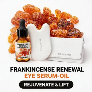 【2026 NEW】Frankincense Renewal Eye Serum-Oil + Radiant Ceramic Sculpting Gua Sha Set — Hydrating Anti-Puffiness Eye Oil for Luminous Glow & Facial Sculpting Massage for Tightened, Radiant Skin